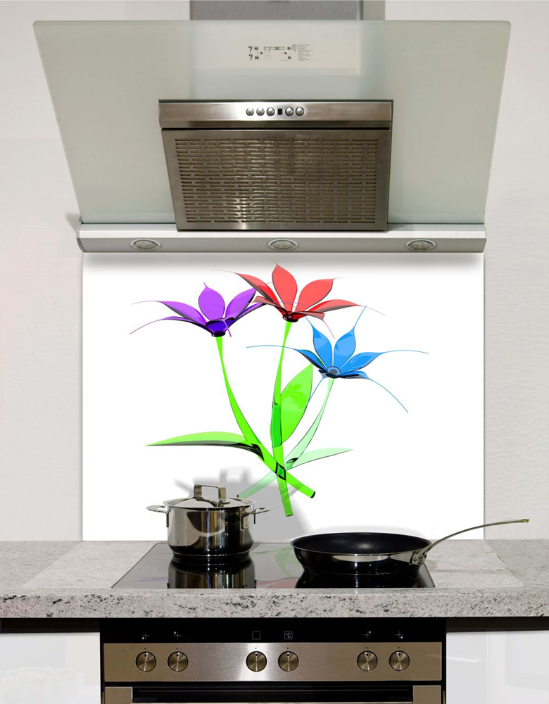 Picture of Bouquet of colorful flowers Splashback