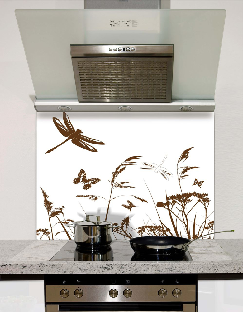 Picture of Dragonfly Silhouette Splashback