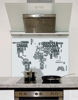 Picture of Grey World Map Splashback