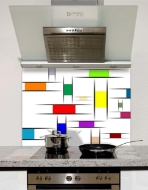 Picture of Mondrian Style Splashback