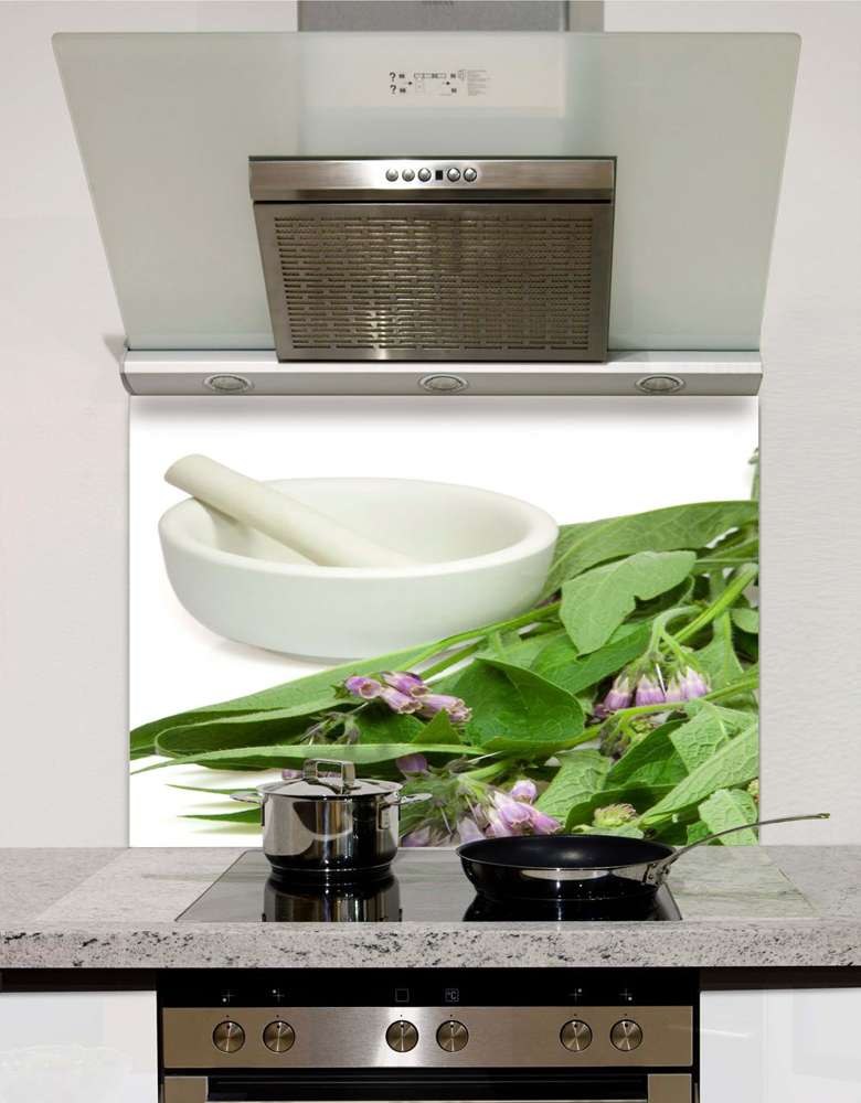 Picture of Herbs Pestle and Mortar Splashback
