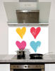 Picture of Grunge Hearts Splashback