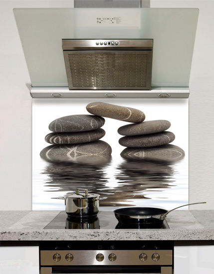 Picture of Pebbles on water Splashback