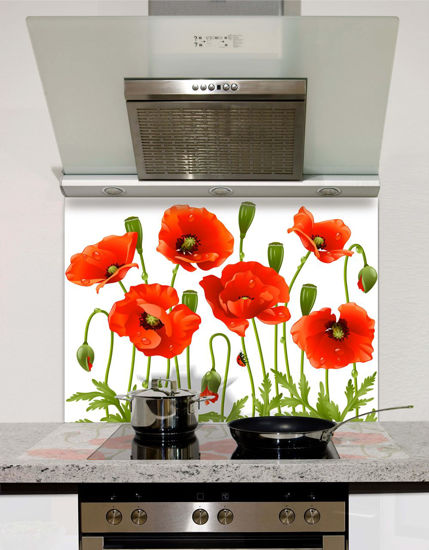 Picture of Spring poppy Splashback