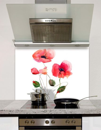 Picture of Stylized Poppy Splashback