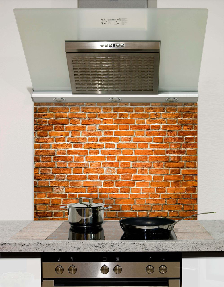 Picture of Old Red Brick Splashback