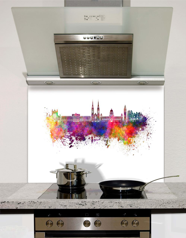 Picture of Watercolour Belfast Splashback