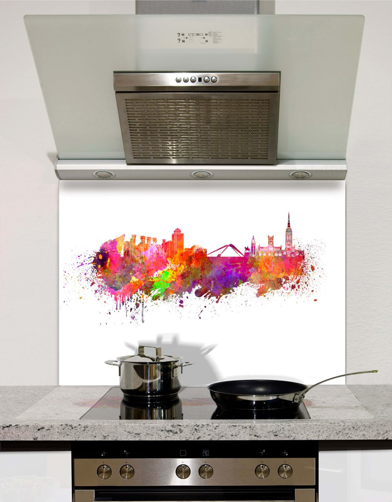 Picture of Watercolour Coventry Splashback