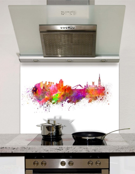 Picture of Watercolour Coventry Splashback