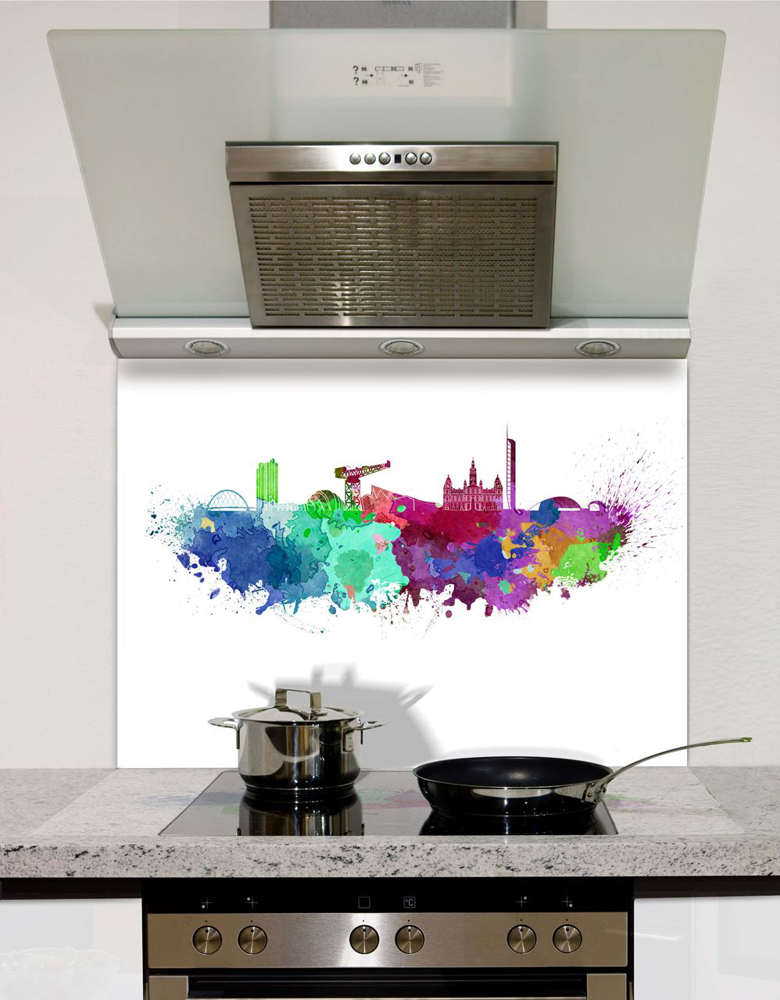 Picture of Watercolour Glasgow Splashback