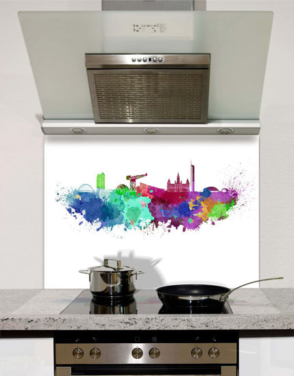 Picture of Watercolour Glasgow Splashback