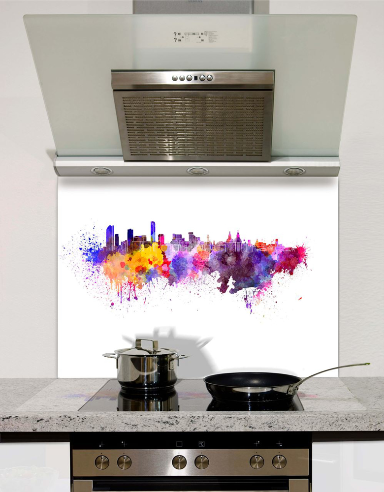 Picture of Watercolour liverpool Splashback