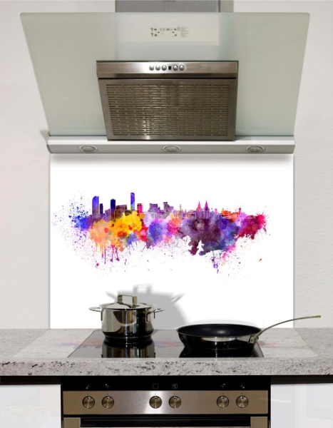 Picture of Watercolour liverpool Splashback