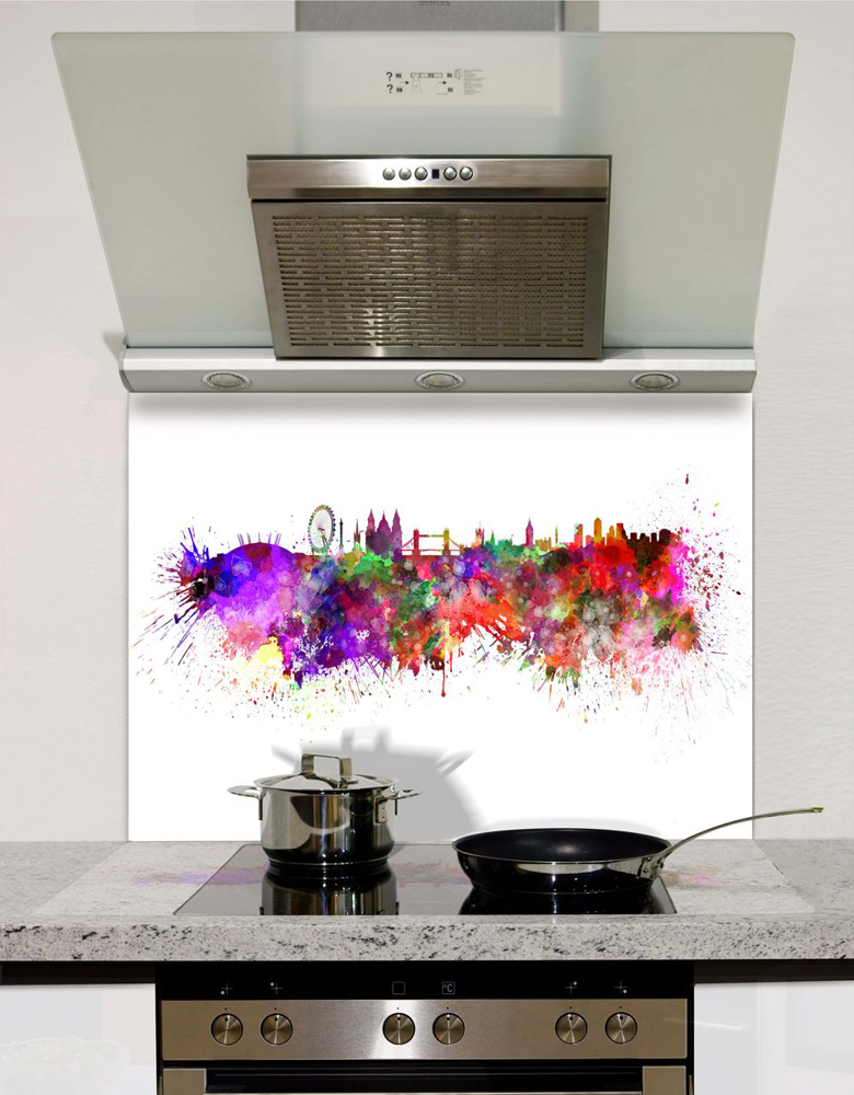 Picture of Watercolour London Splashback
