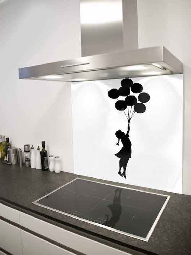 Picture of Banksy balloon girl Splashback