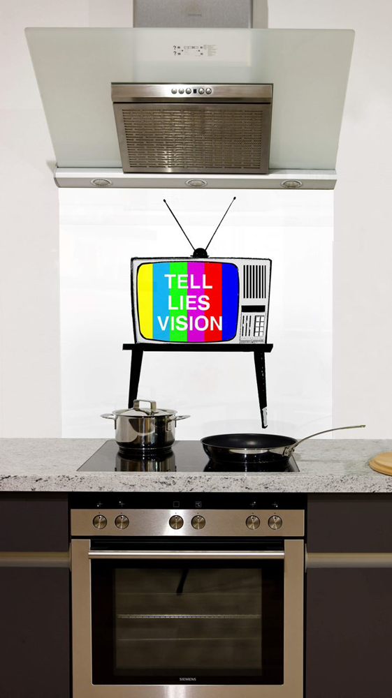 Picture of Tells lies vision testcard testsignal Splashback