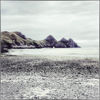 Picture of Three Cliffs Bay - Greyscale