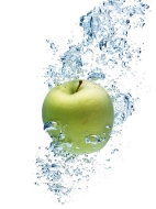 Picture of Apple in water Splashback