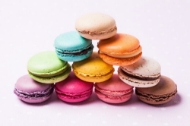 Picture of Rainbow Macarons Splashback