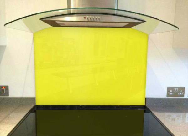 Picture of RAL Zinc yellow Splashback