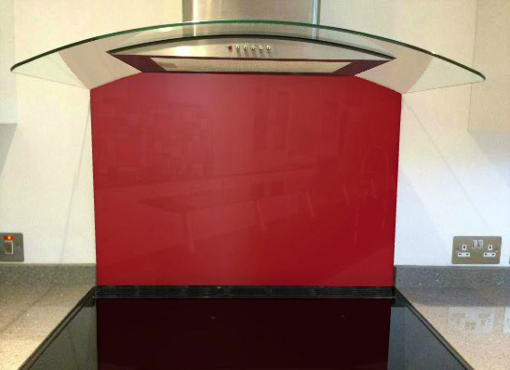 Picture of RAL Ruby red Splashback
