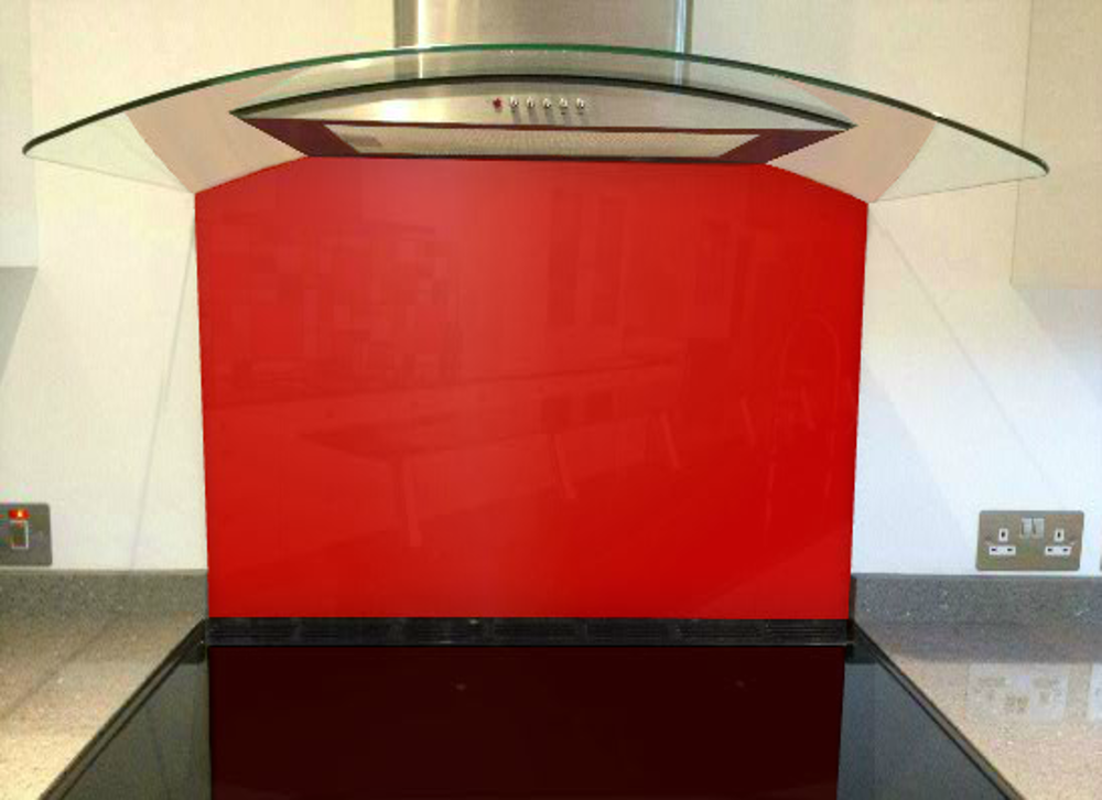 Picture of RAL Traffic red Splashback