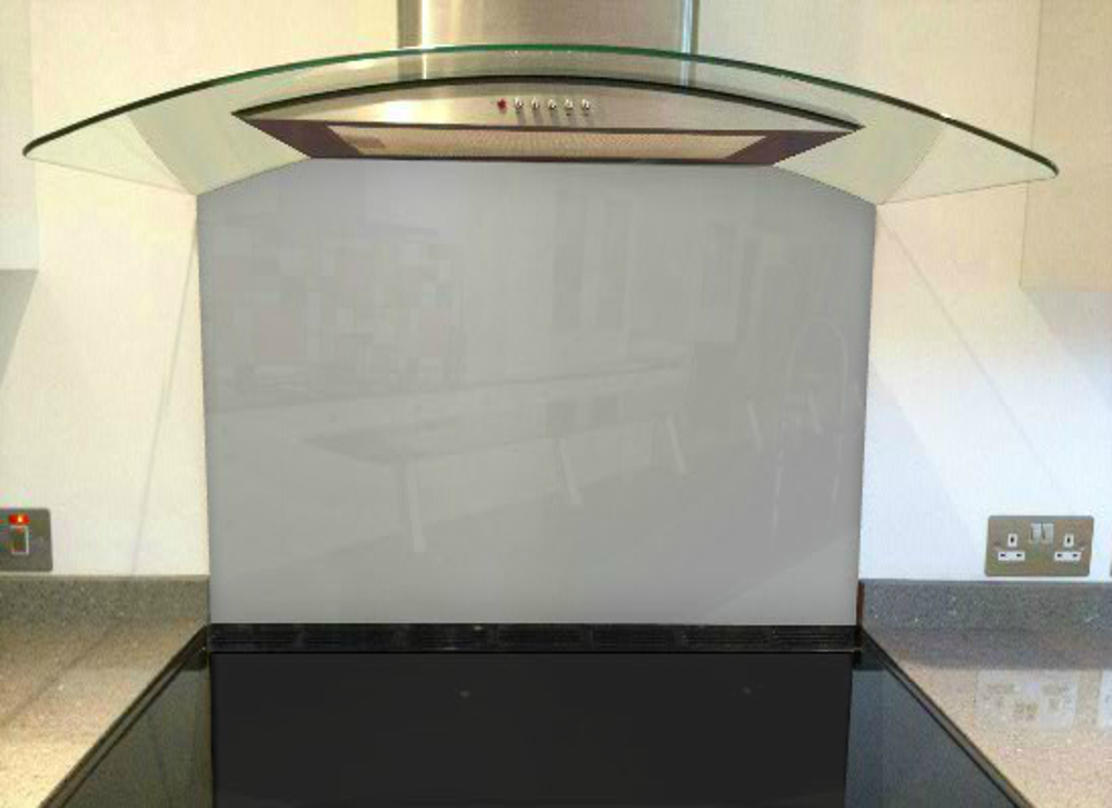 Picture of RAL White aluminium Splashback (RAL 9006)