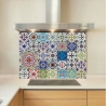 Moroccan Tiles Glass Splashback