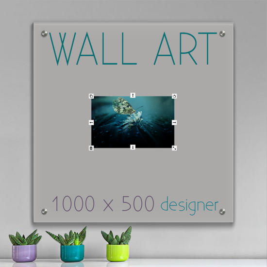Picture of Glass Wall Art 100cm x 50cm
