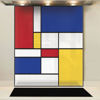 Picture of Mondrian Squares Glass Splashback (standard size)