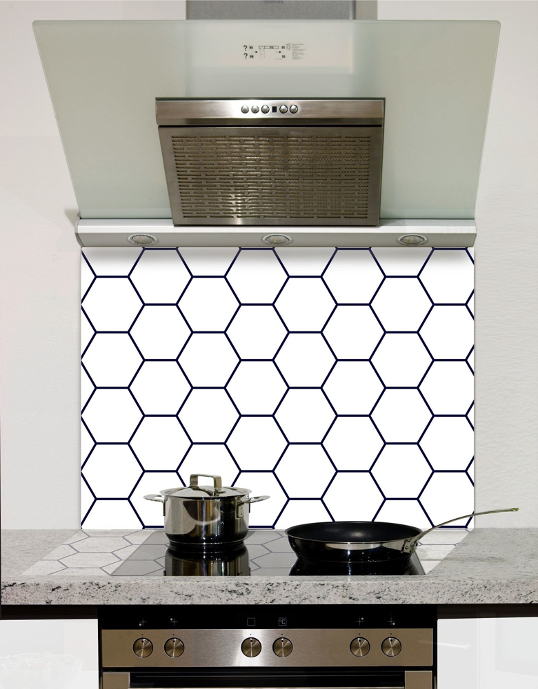 Picture of Hexagon pattern Splashback
