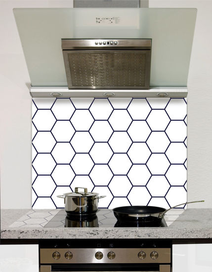 Picture of Hexagon pattern Splashback