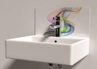 Picture of Rainbow Sheer Splashback