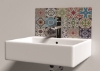 Moroccan Tiles Glass Splashback
