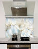 Picture of Blue Dandelion Wish Glass Splashback (standard size)