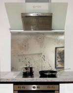 Picture of Coloured Glass Kitchen Splashbacks