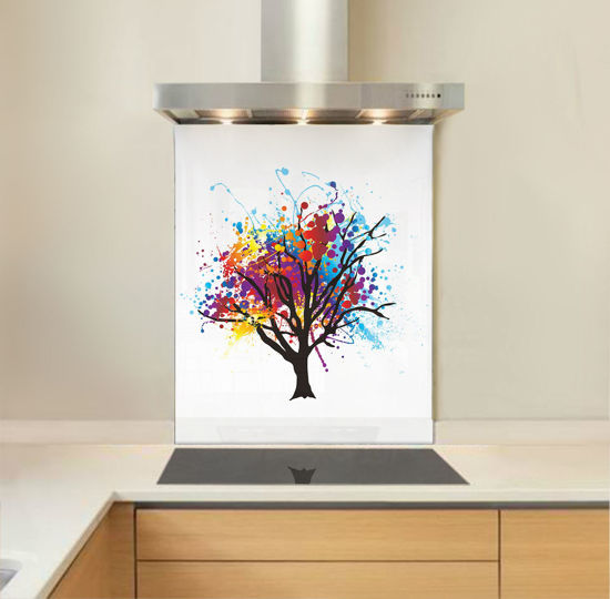 Picture of Rainbow Tree Splashback
