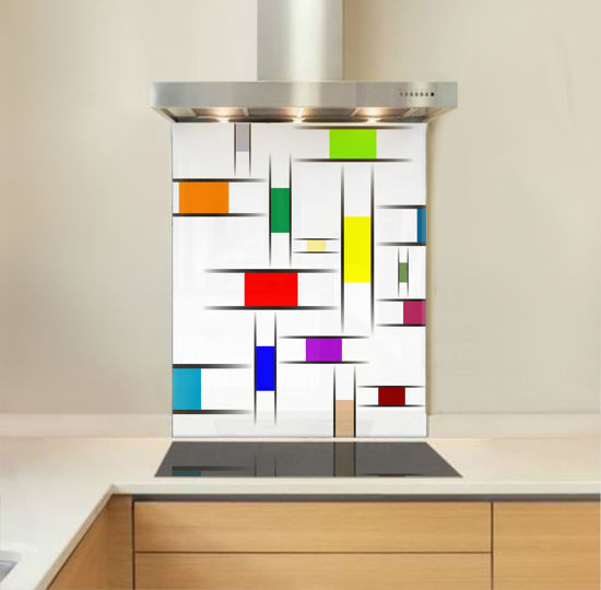 Picture of Mondrian Style Splashback