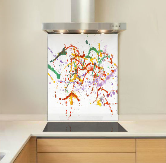 Picture of Abstract Splashes Splashback
