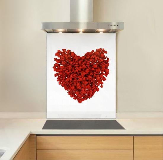Picture of Heart Petals Splashback