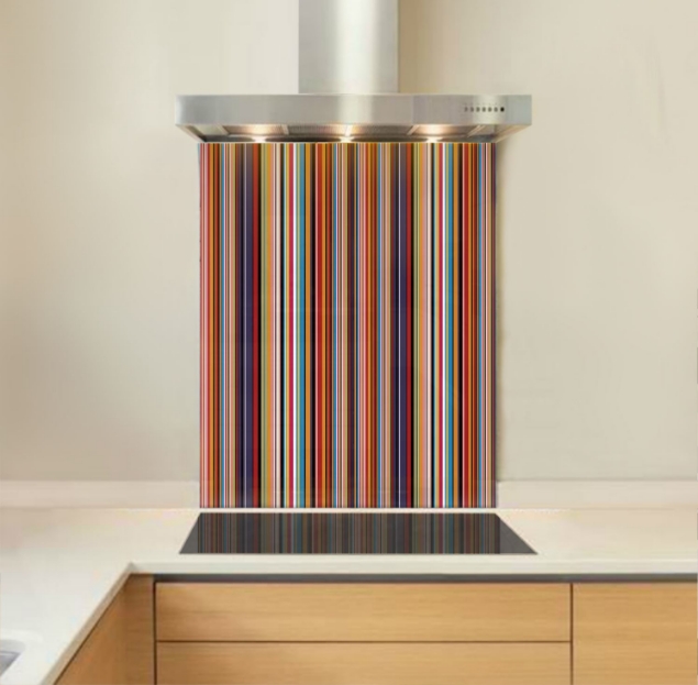 Show details for Multi Stripe Splashback Picture of Multi Stripe Splashback