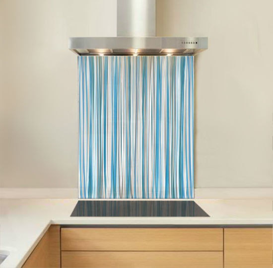 Picture of Duck Egg Stripe Splashback