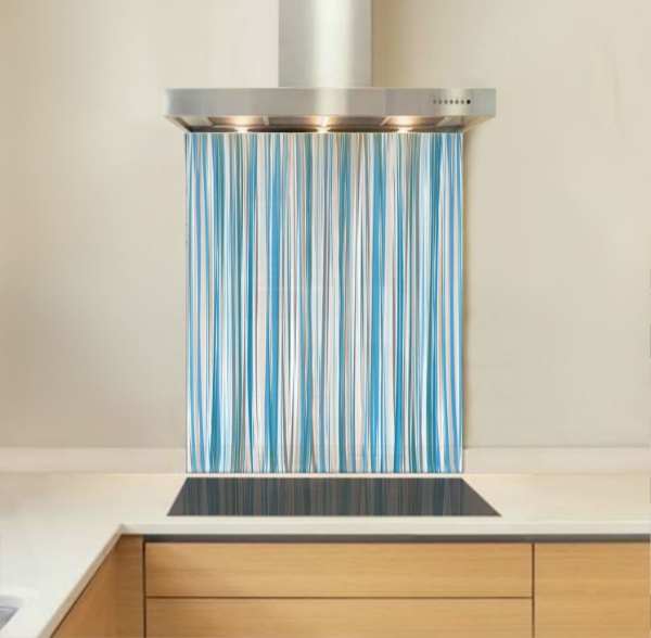 Picture of Duck Egg Stripe Splashback