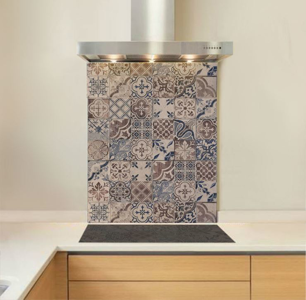 Picture of Antique Cement Tile Splashback (standard size)