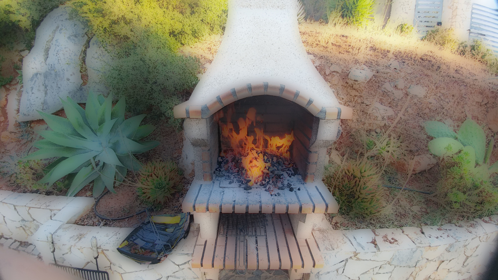 Picture of I Am Man, I Make Fire! Glass Kitchen Splashback