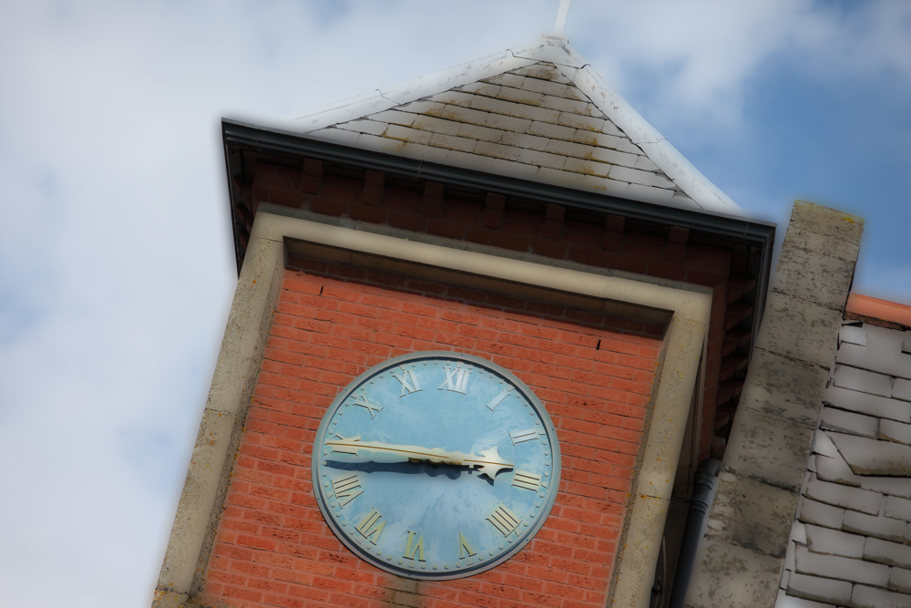 Picture of Clock Tower Glass Kitchen Splashback