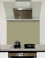Dried Sage Glass Kitchen Splashback