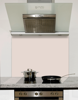 Blush Pink Glass Kitchen Splashback