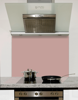 Pink Sandstone Glass Kitchen Splashback