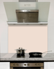 Polar Pink Glass Kitchen Splashback